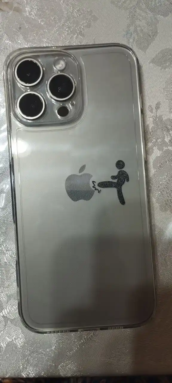 IPhone 17, 16, 15, 14, 13, 12, 11 modellari uchun printli shaffof g'ilof