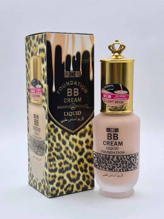 ADS BB Cream Liquid Foundation No2 Light Beige - suyuq BB rangli krem