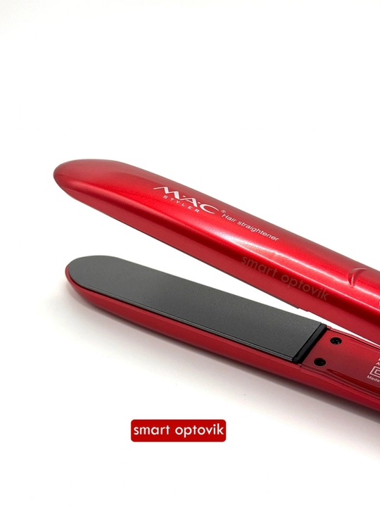 Soch dazmoli MAC Styler, professional soch tekislagich, titan plastinali, soch to‘g‘rilash