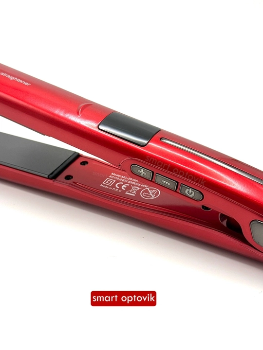 Soch dazmoli MAC Styler, professional soch tekislagich, titan plastinali, soch to‘g‘rilash