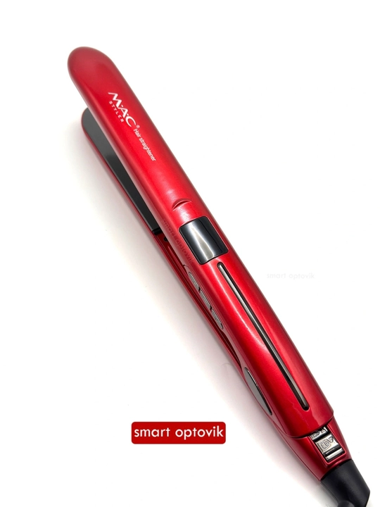 Soch dazmoli MAC Styler, professional soch tekislagich, titan plastinali, soch to‘g‘rilash