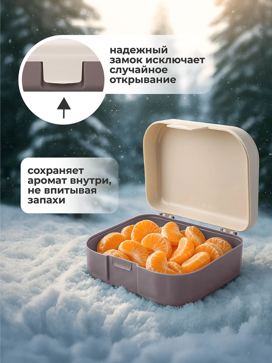 Ланч-бокс с декором, универсальный, для детей