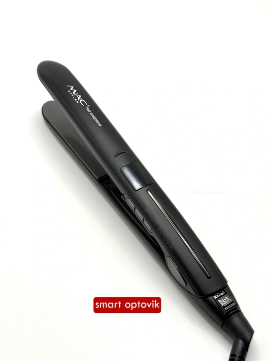 Soch dazmoli MAC Styler, professional soch tekislagich, titan plastinali, soch to‘g‘rilash