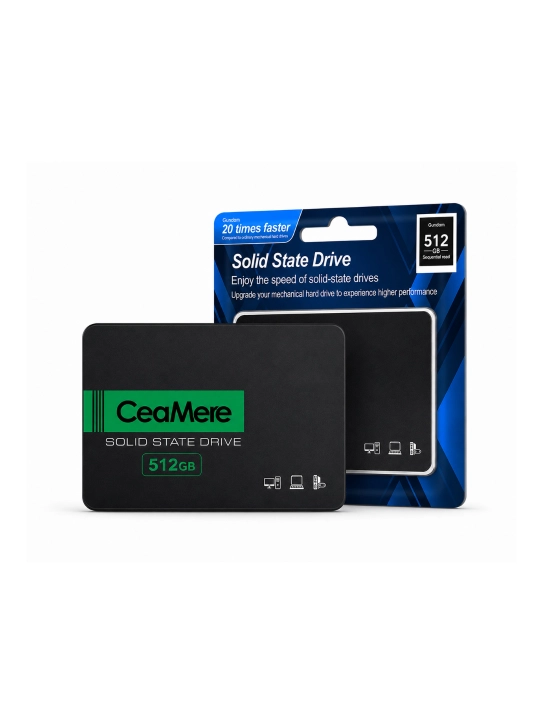 Hакопитель твердотельный для пк и ноутбука Ceamere HDD SSD SATAIII 512ГБ 6Гб/с