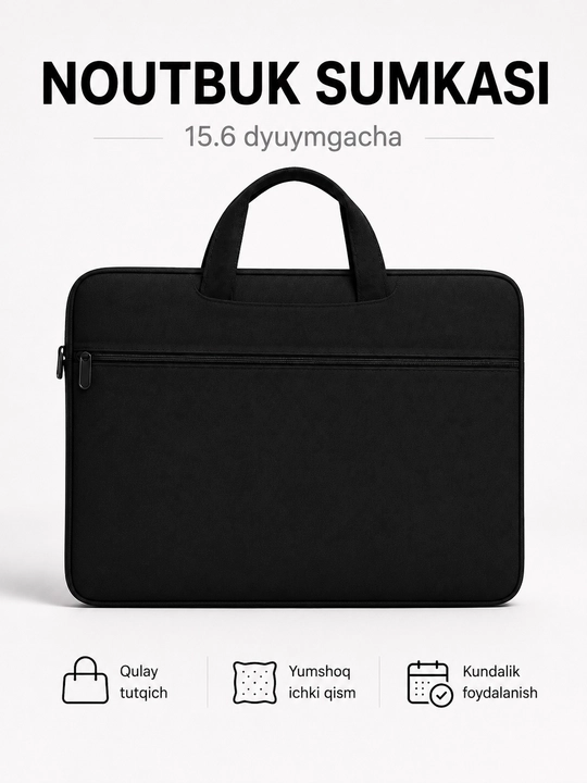 Noutbuk va Macbook uchun zamonaviy sumka - 