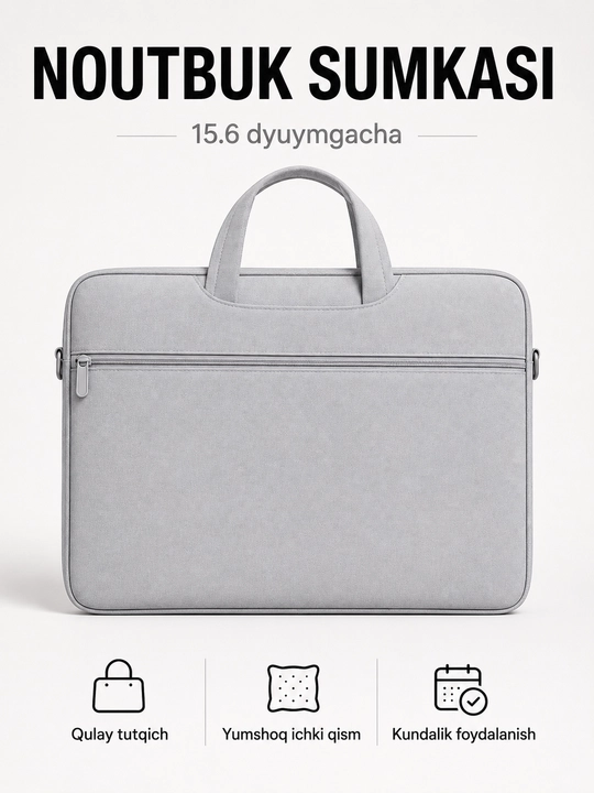 Noutbuk va Macbook uchun zamonaviy sumka - 