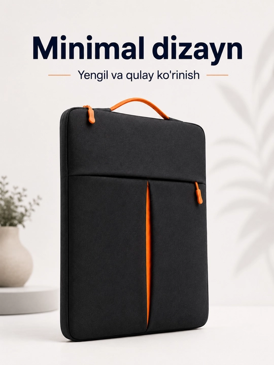 Noutbuk va Macbook 14-15.6 o'lchamli suv o'tqazmaydigan sumka