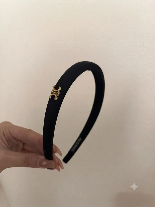 Ободок для волос для женщин и девочек, ободки Celine и Dior в наборе из 2 шт, черный и белый