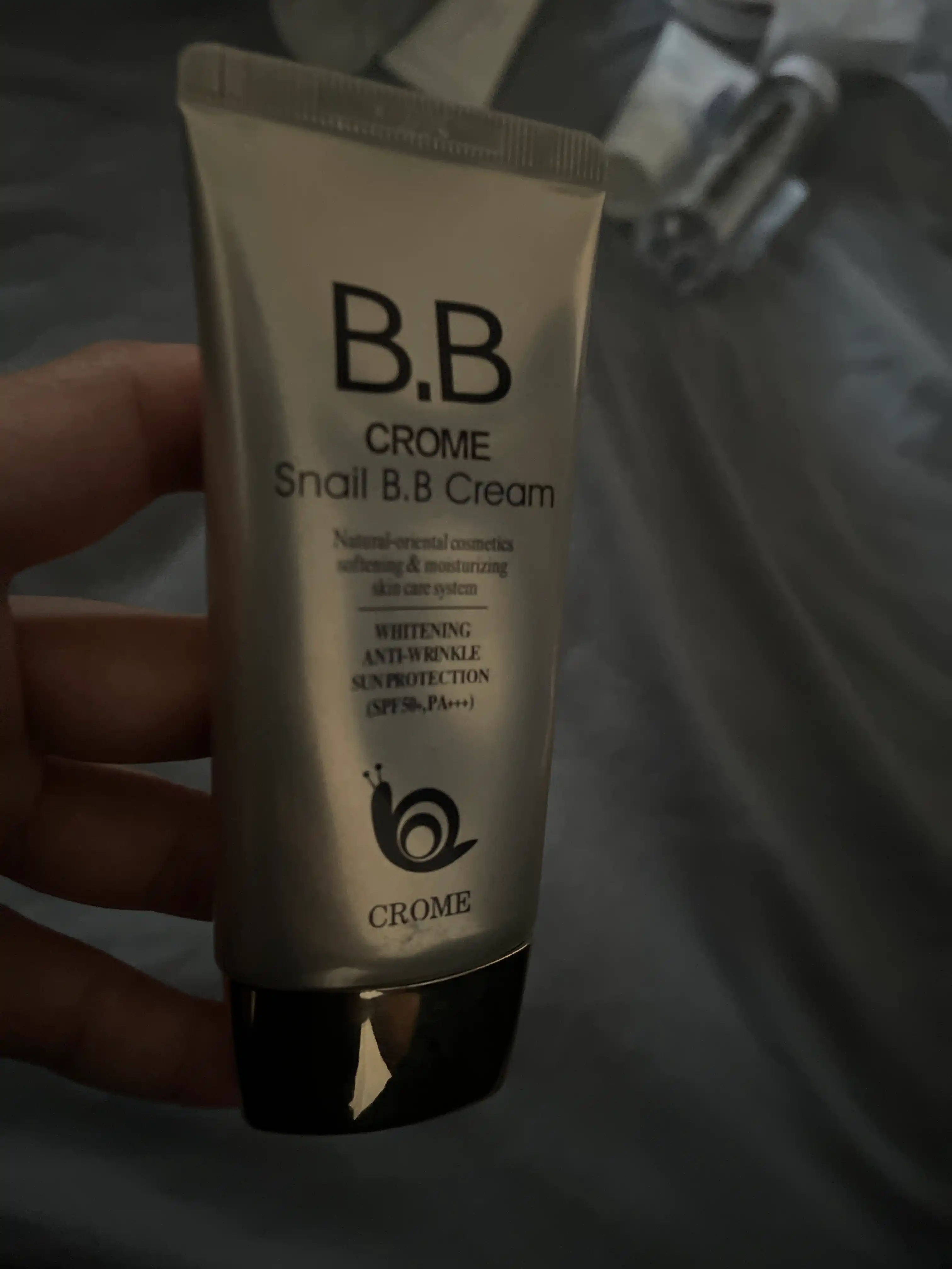 Тональный крем BB Crome Snail SPF 50+ многофункциональный, отбеливающий, 50 мл