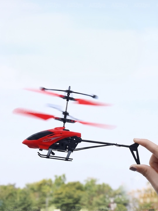 Uchar vertalyot dron robot — bolalar uchun o'yinchoqlar, sensorli, LED chiroqli, USB quvat