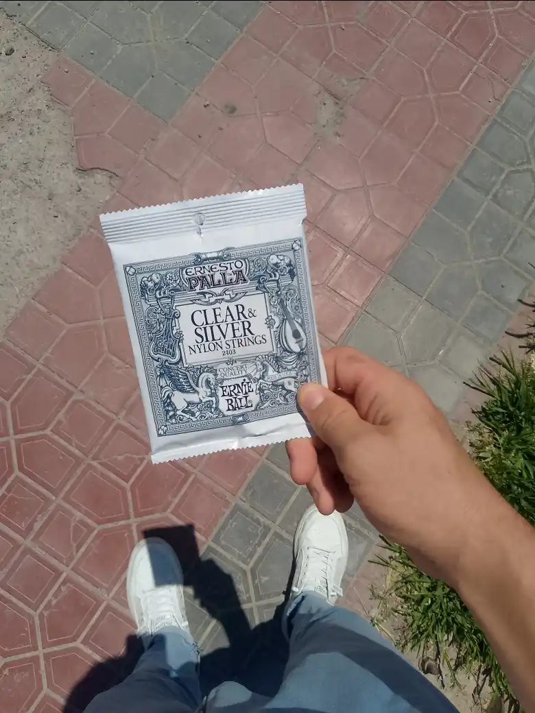 Ernie Ball Clear & Silver 2403 klassik gitara uchun neylon torlar