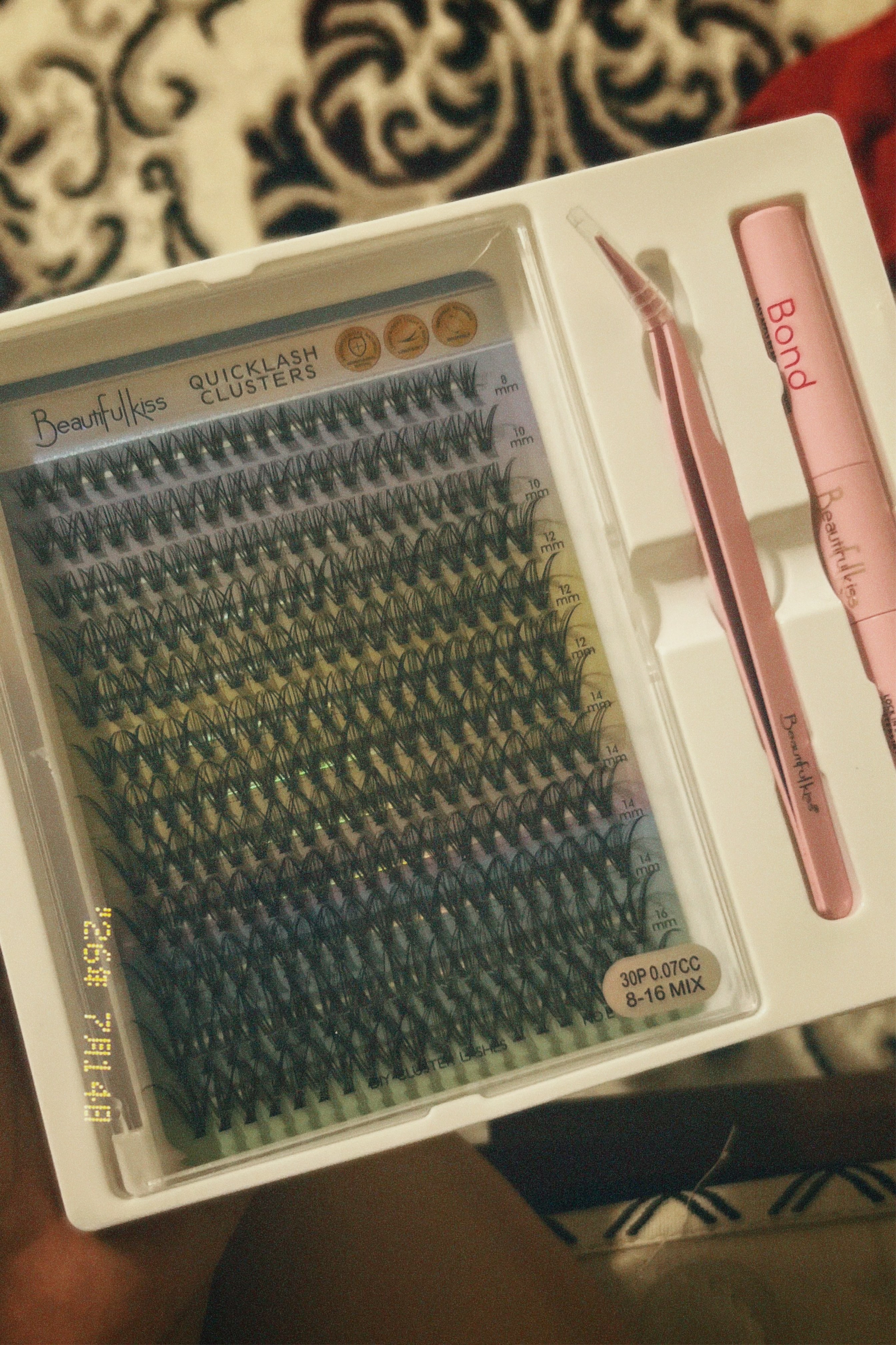 Профессиональный набор пучковых ресниц "Beautifullkiss Lash Kit"