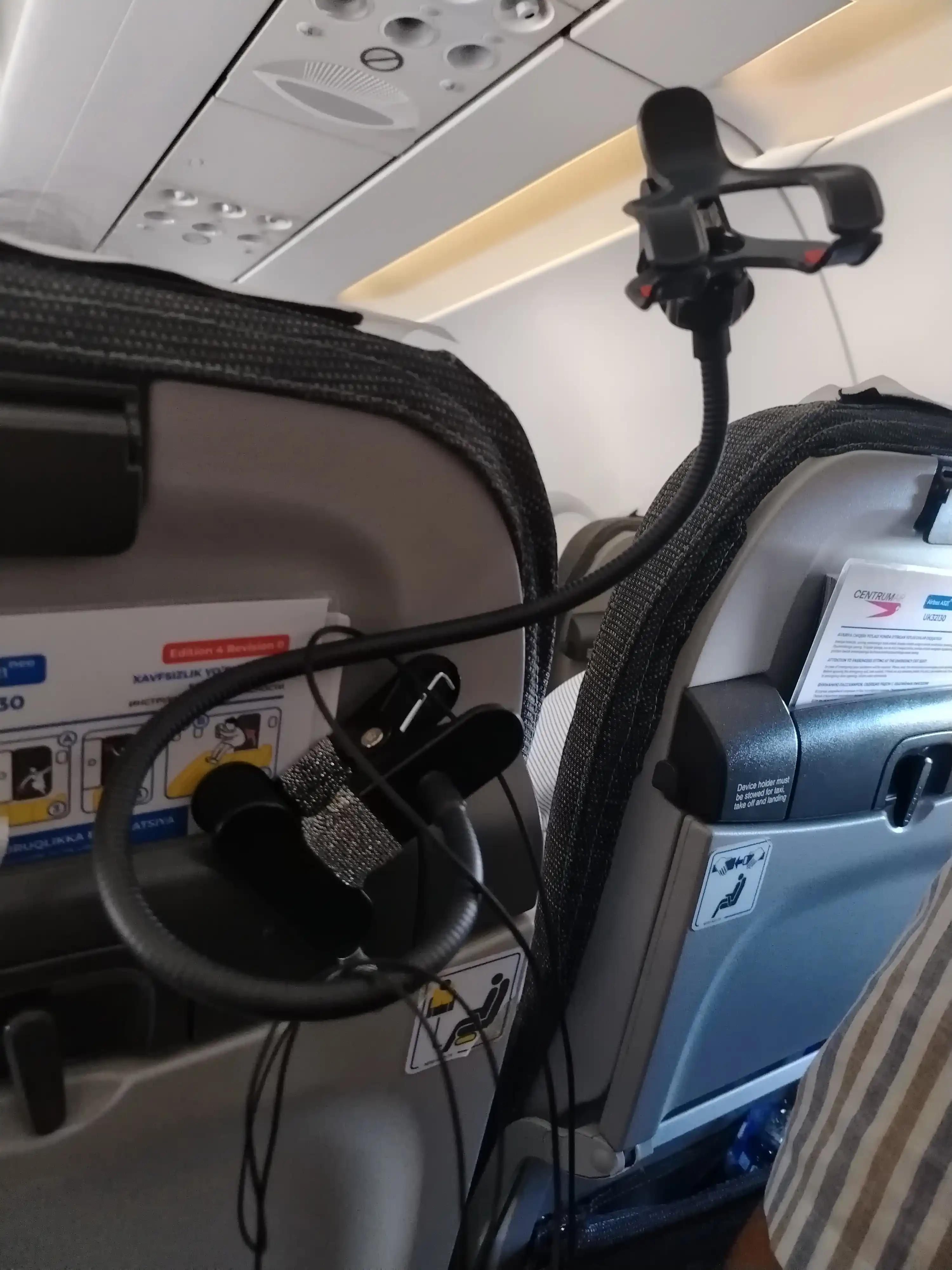 Держатель с зажимом на 360 градусов для телефона с подпружиненной металлической, 50 см