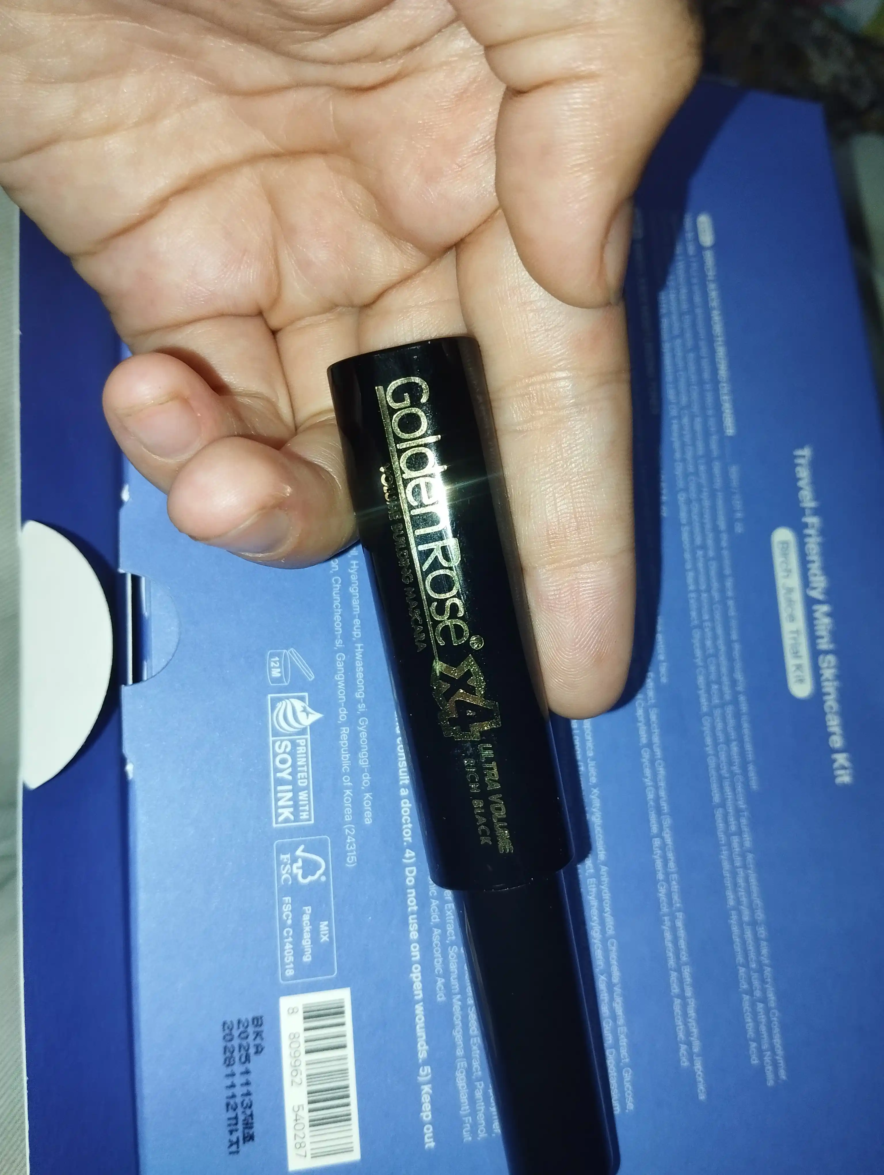 Тушь для ресниц Golden rose X4 Ultra Volume Rich Black Volume Building