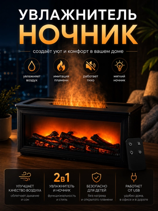 Увлажнитель воздуха и аромадиффузор - 