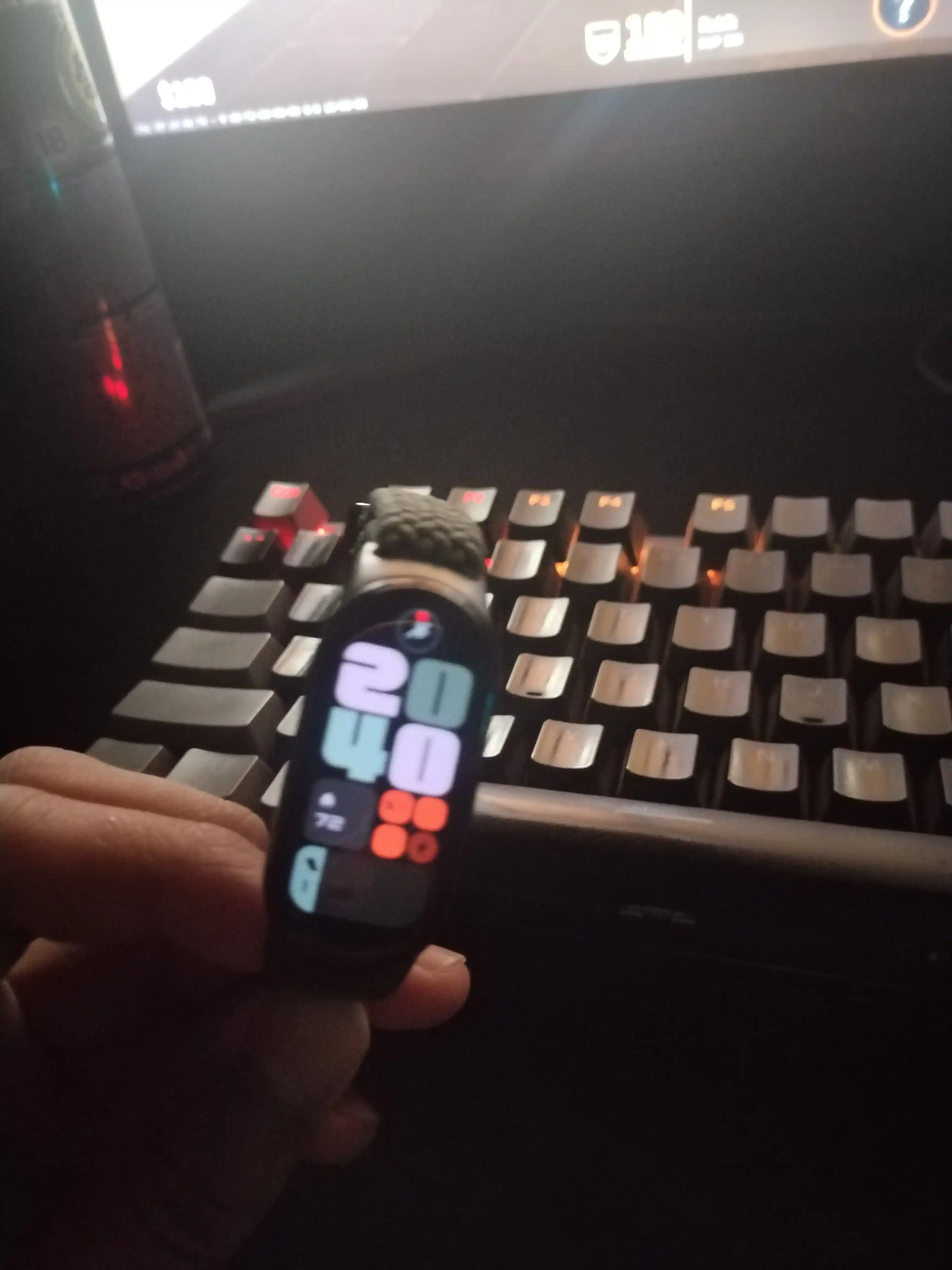 Xiaomi Mi Band 8, 9, 10 uchun almashtiriladigan, neylon to'qilgan tasma