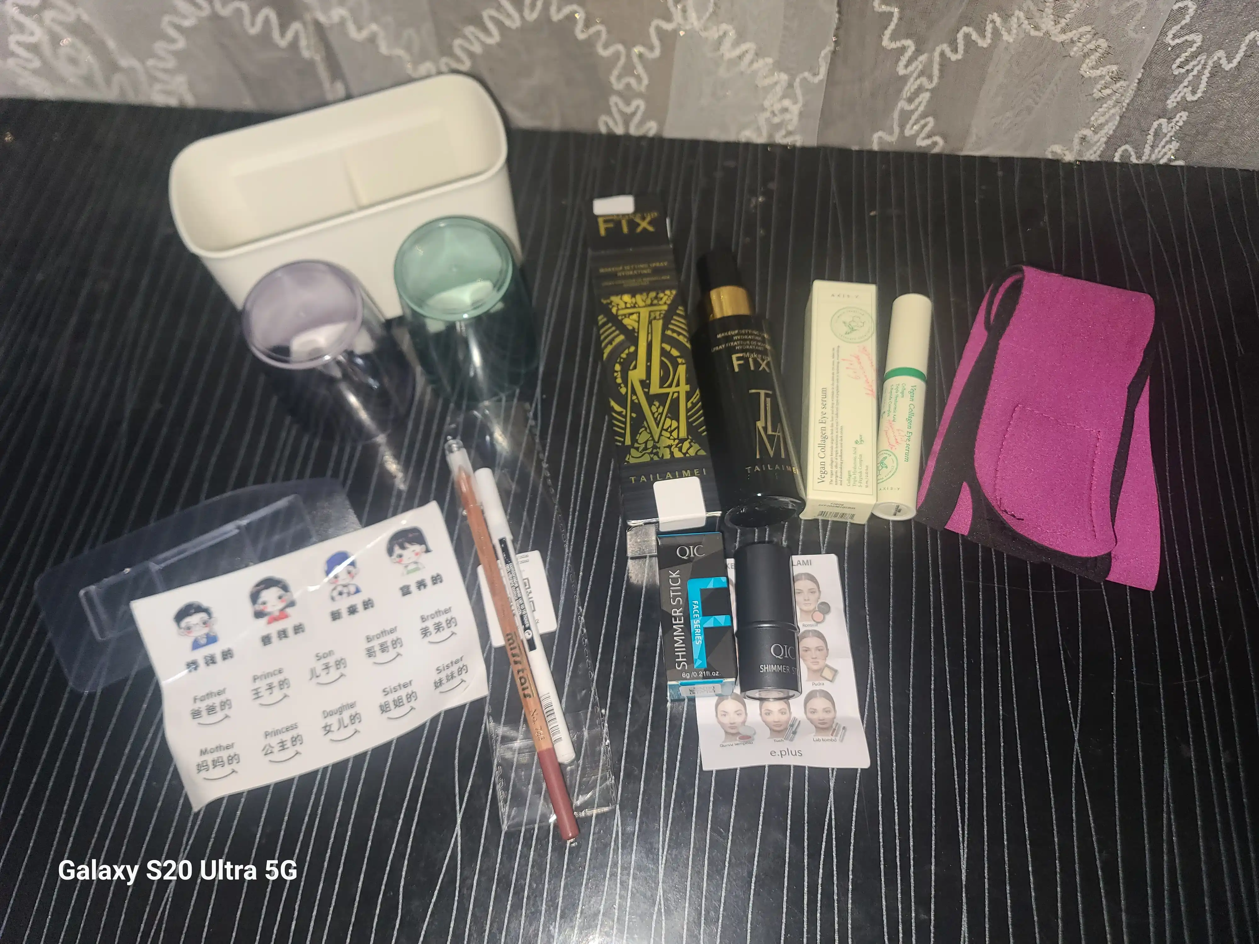 Контуринг стик QIC Shimmer Stick, кремовый консилер, бронзер, хайлайтер, 3 в 1