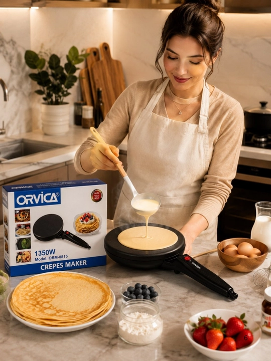 ORVICA Elektrik Blin Pishirgich (Crepe Maker)