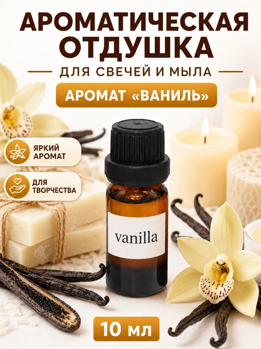 Ароматическая отдушка для свечей и мыла, ароматизатор - 