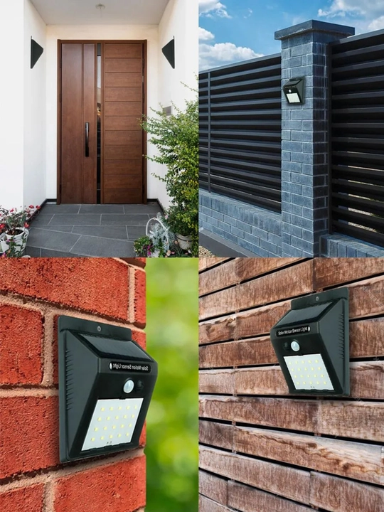 Solar Powered LED Wall Light-автономный уличный светильник - 