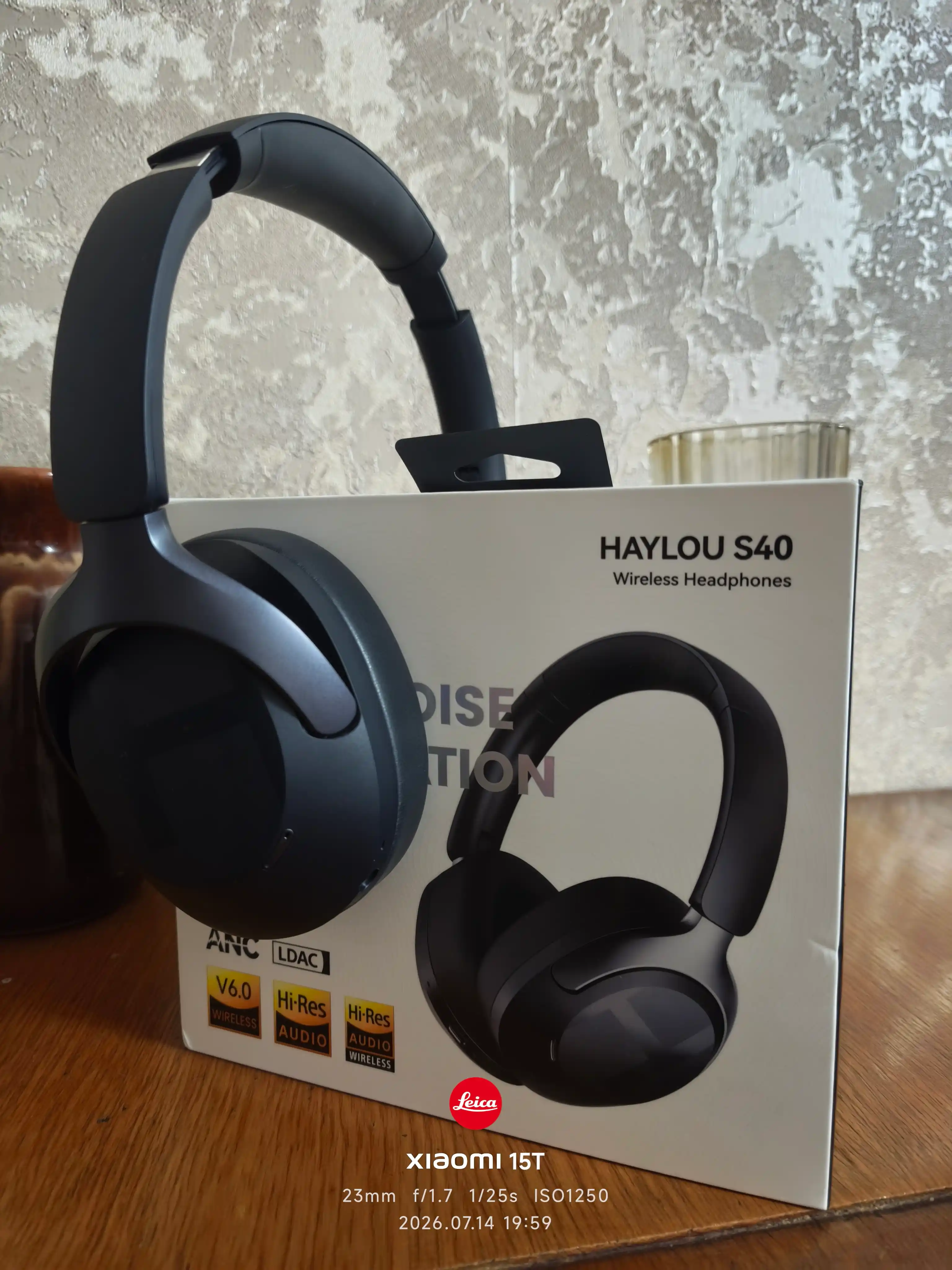 HAYLOU S40 Наушники ANC 360° Spatial Audio Bluetooth 6.0 Hi-Res LDAC 90ч