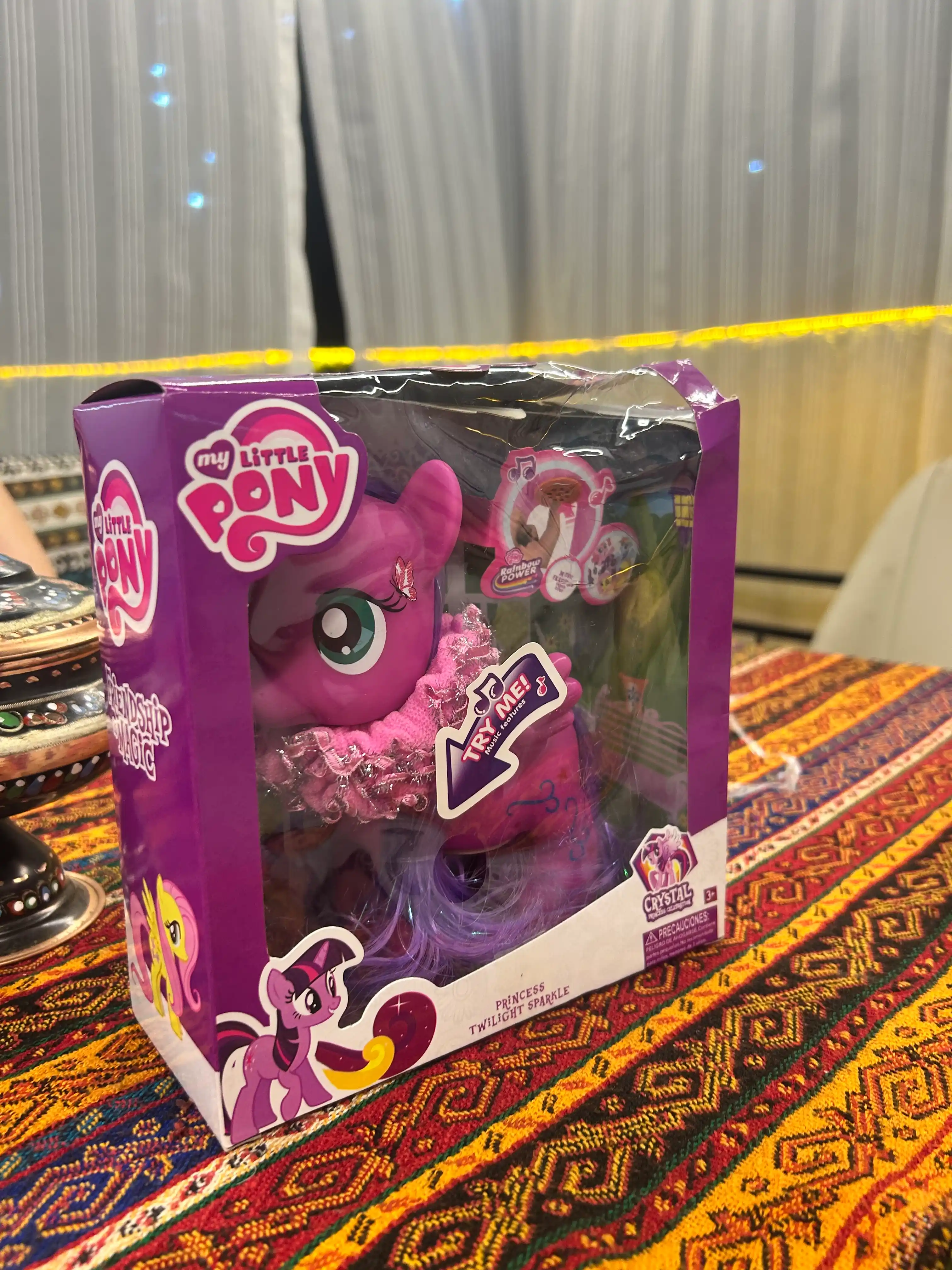 Musiqiy interaktiv poni o'yinchog'i My Little Pony, qiz bolalar uchun sehrli ot, Twilight