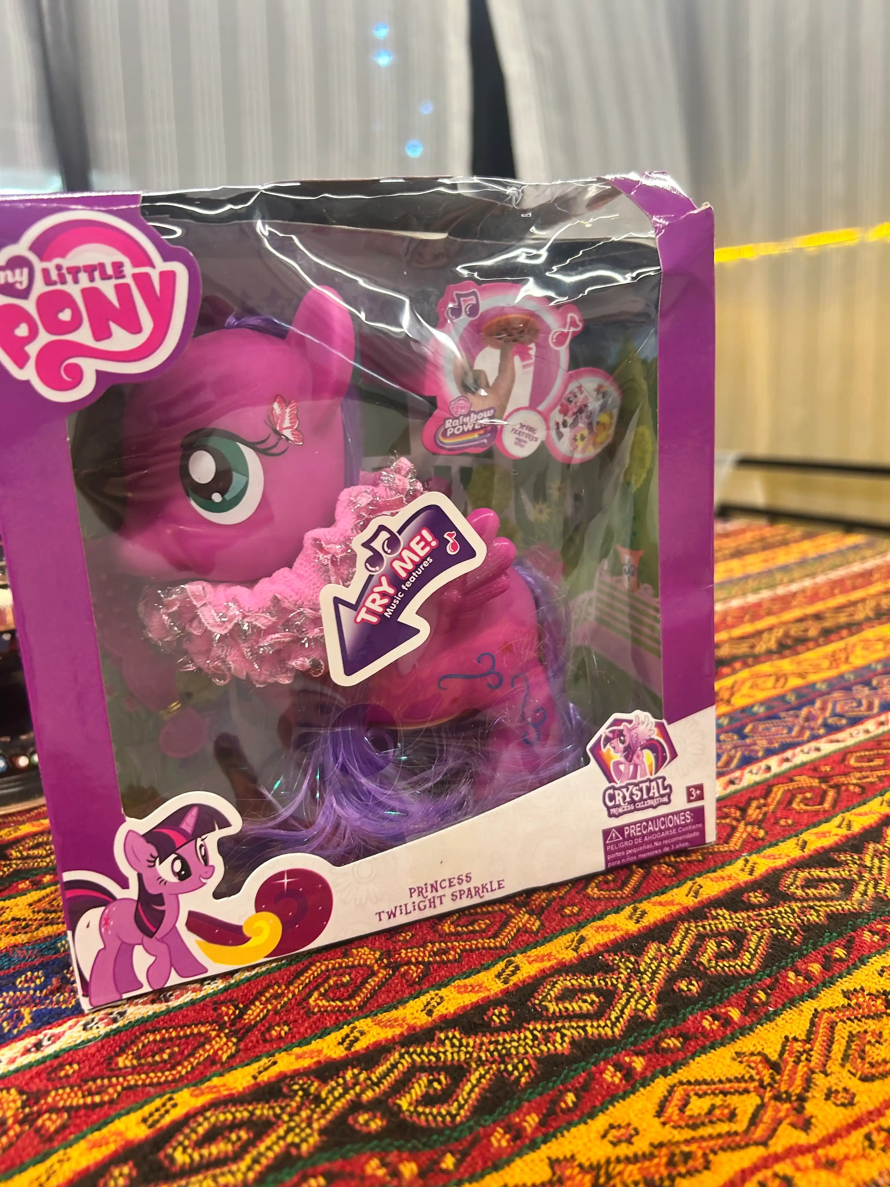 Musiqiy interaktiv poni o'yinchog'i My Little Pony, qiz bolalar uchun sehrli ot, Twilight