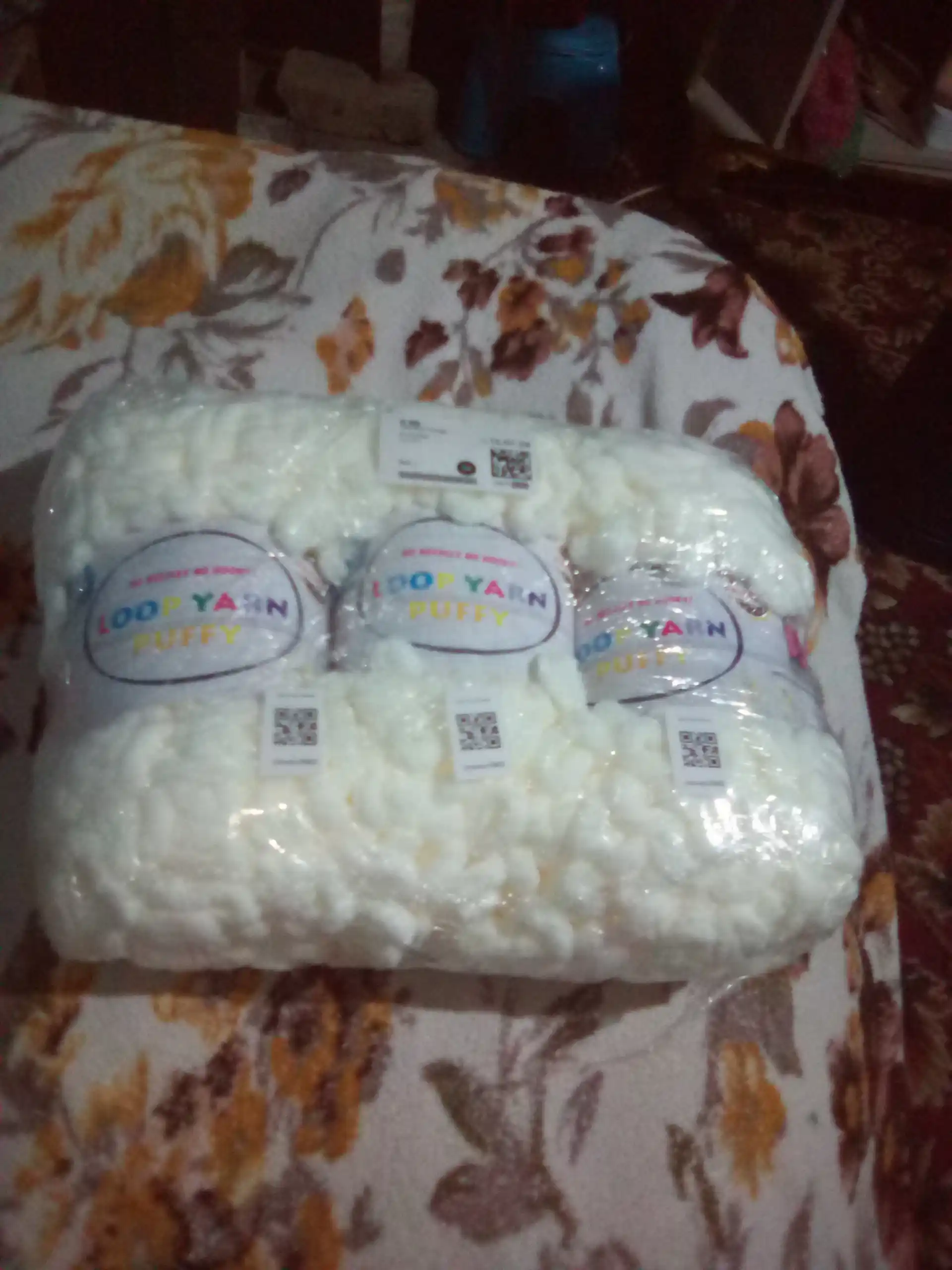 Пряжа Loop Yarn, с большими петельками, 100 г, +, - 9 м