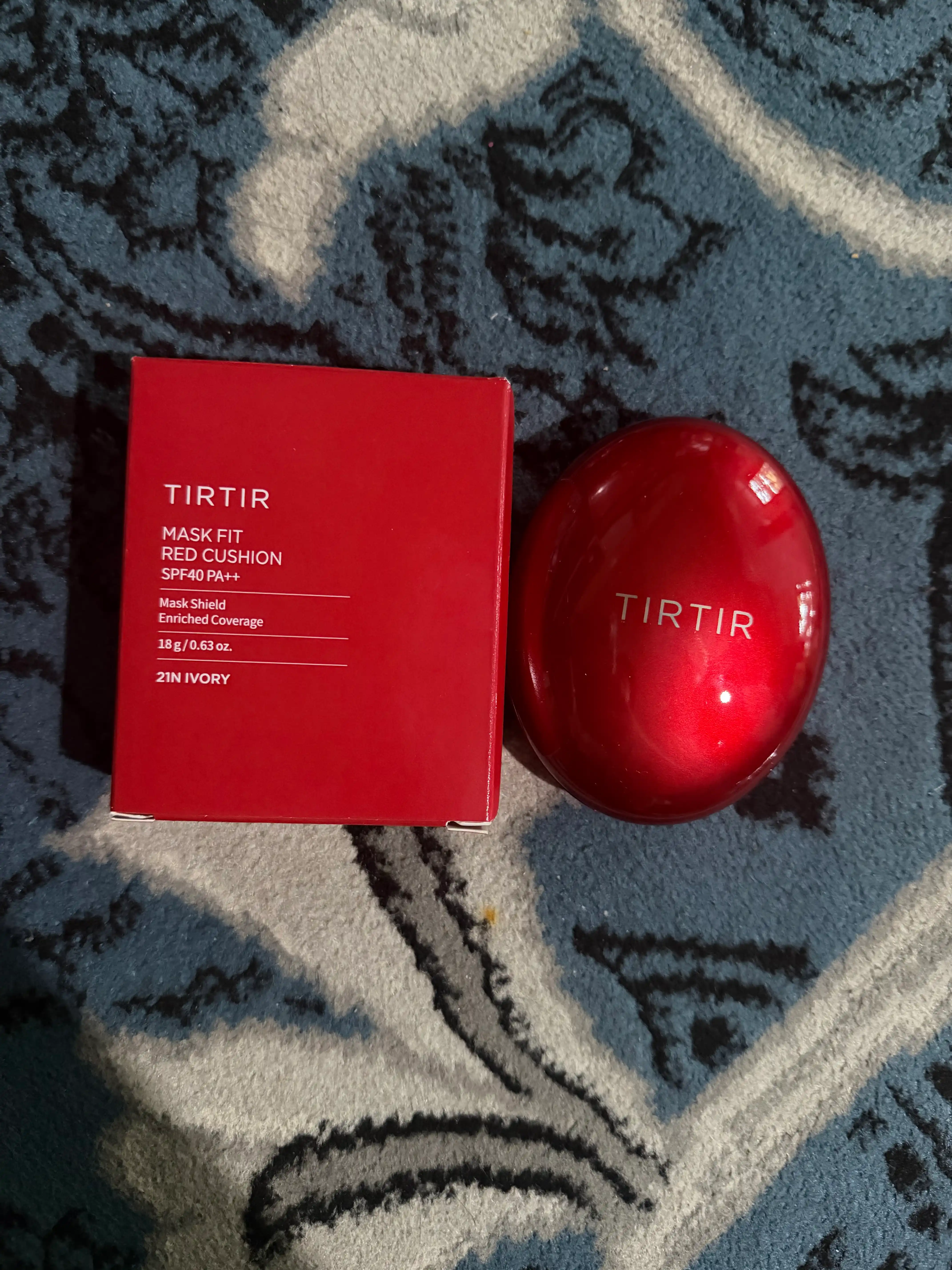 Кушон с полуматовым финишем TIRTIR Mask Fit Red Cushion SPF40 PA++, 18 г