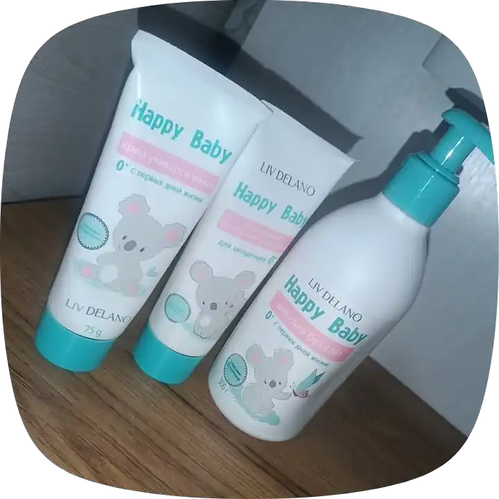 Шампунь без слёз Liv Delano Happy Baby, с первых дней жизни, 0+, 300 г