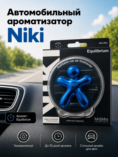 Mr&Mrs Fragrance Niki Classic ароматизатор для авто, Forester/Equilibrium - 
