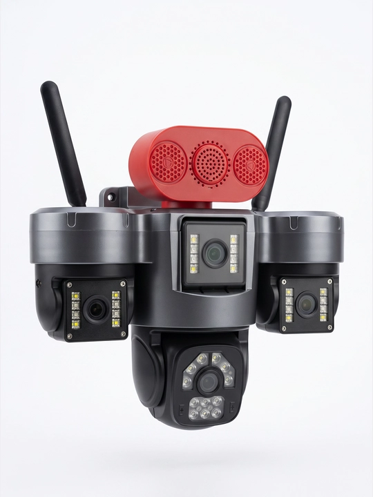 Hikvision V380  ko‘cha 4G kameralari burilish imkoniyati, quyosh paneli va tungi ko‘rish