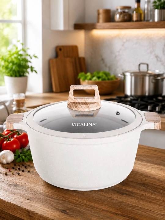 VICALINA qozoni, 9,8 litr - diametri 24 sm bo‘lgan qopqoqli qozon