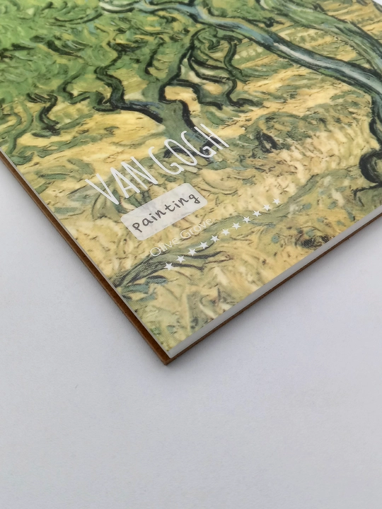 Cкетчбук для рисования, скетчинга, слоновая кость А4, для скетчинга, акварели, Ван Гог