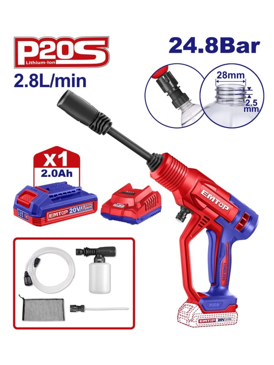 Emtop elpw20362 portativ akkumulyatorli mini karcher - 