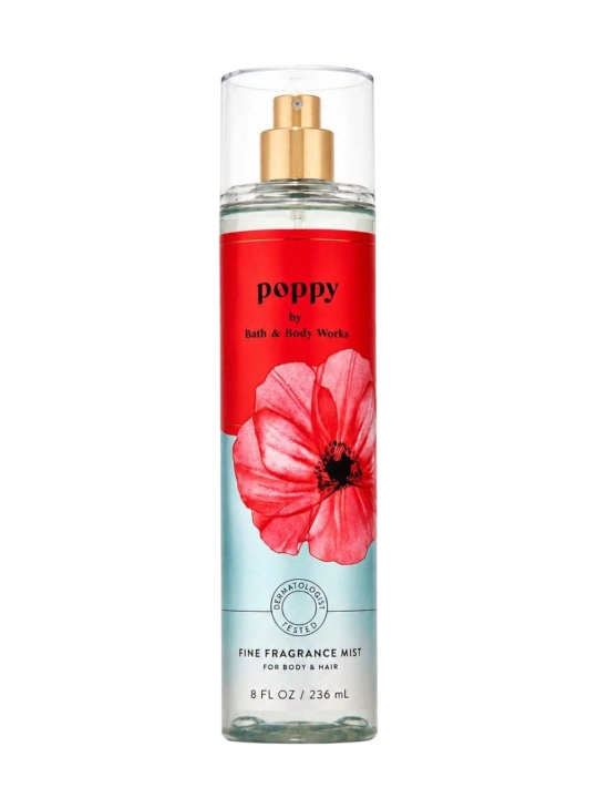 Bath &Body Works tana va soch uchun xushbo'y sprey Poppy/Open Sky/Japanese Cherry Blossom