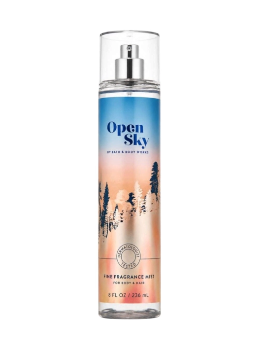 Bath &Body Works tana va soch uchun xushbo'y sprey Poppy/Open Sky/Japanese Cherry Blossom
