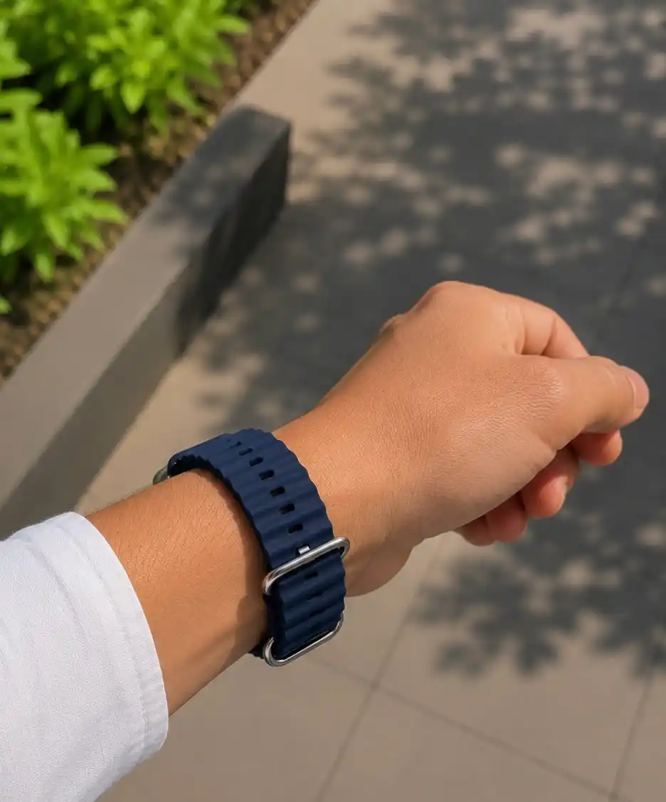 Ремешок силиконовый для Apple Watch 42, 44, 45, 49 мм Ultra, SE, Series 3–10