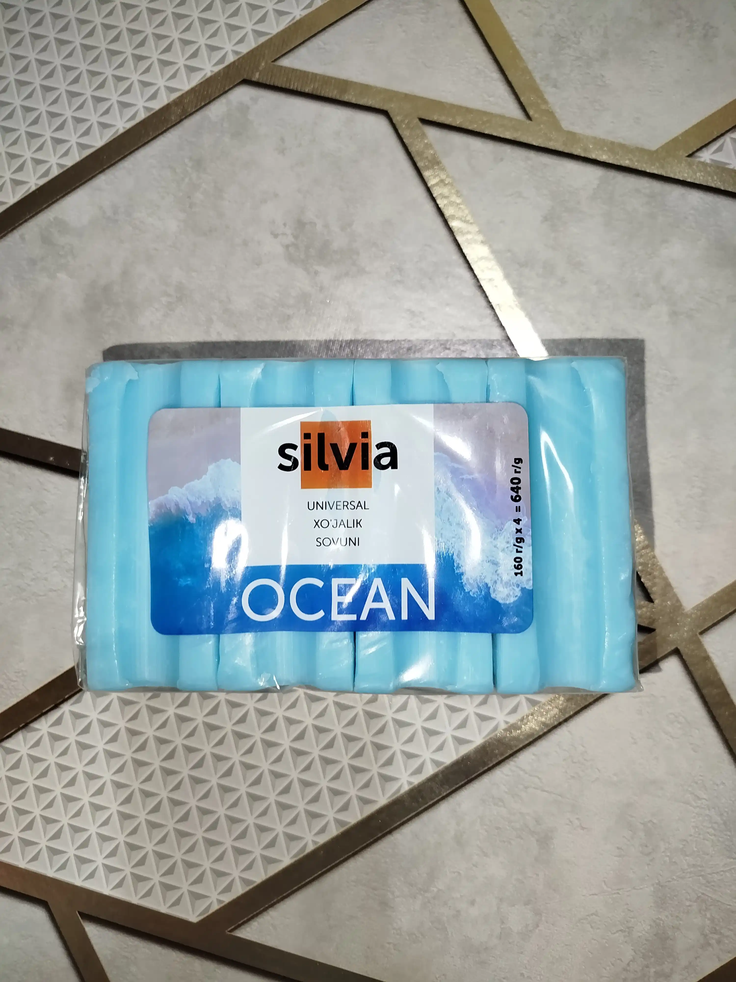 Xo'jalik sovuni Silvia Soap Ocean, 4x160 g