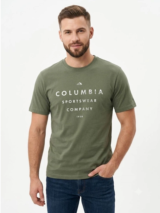 Футболка Columbia, 100% хлопок, мужская, производство Турция