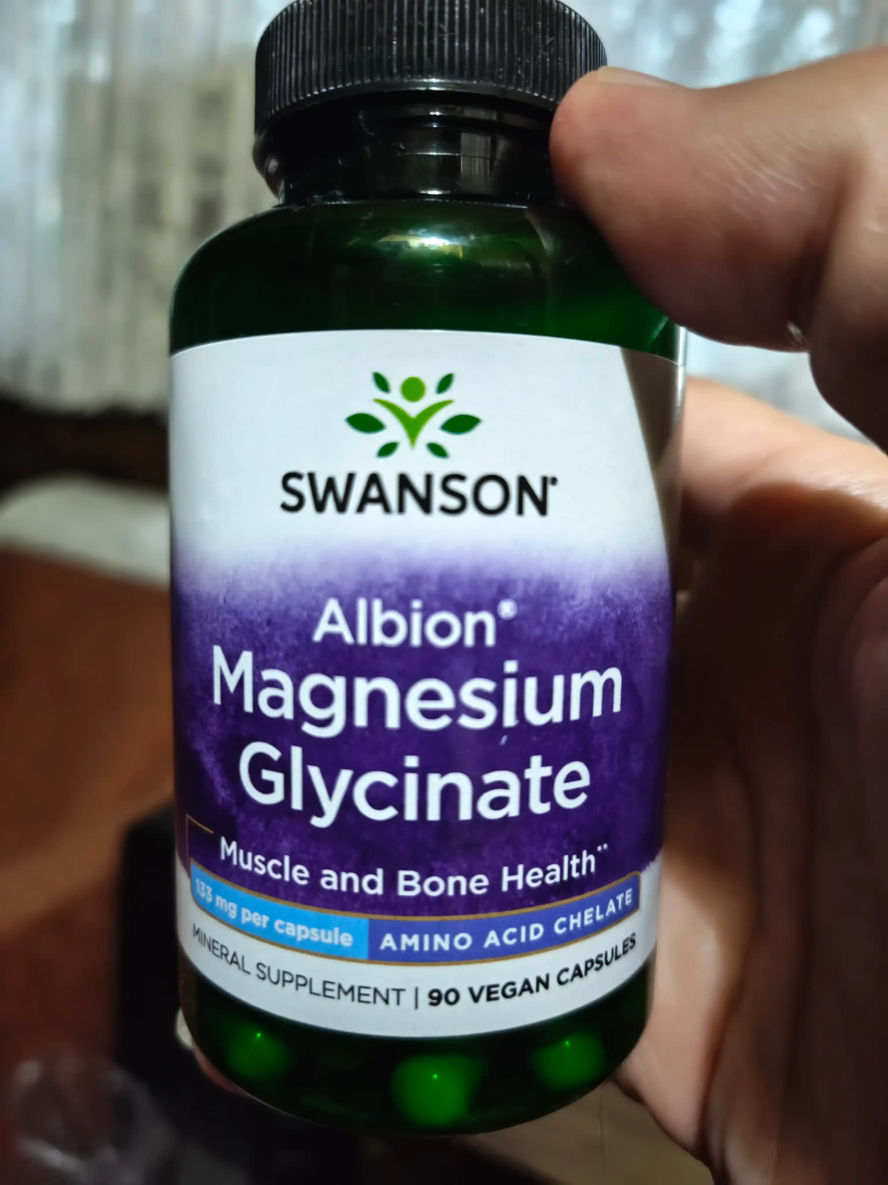 Swanson Magniy Glitsinat (Albion), 90 kapsula