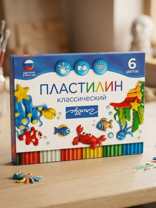 Пластилин для детей, для творчества и лепки