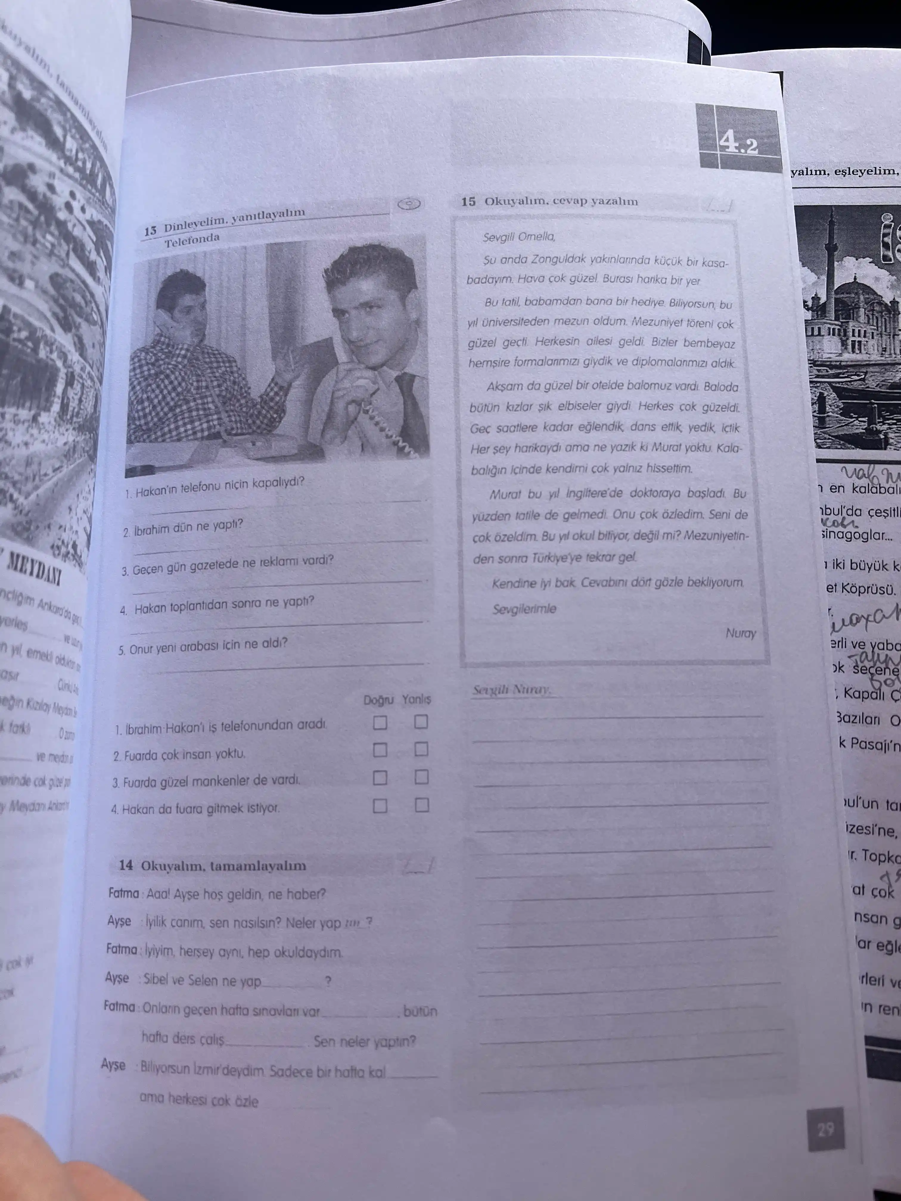 «Yeni Hitit 1 — учебное пособие (рабочая тетрадь) по турецкому языку для уровня A1–A2.»