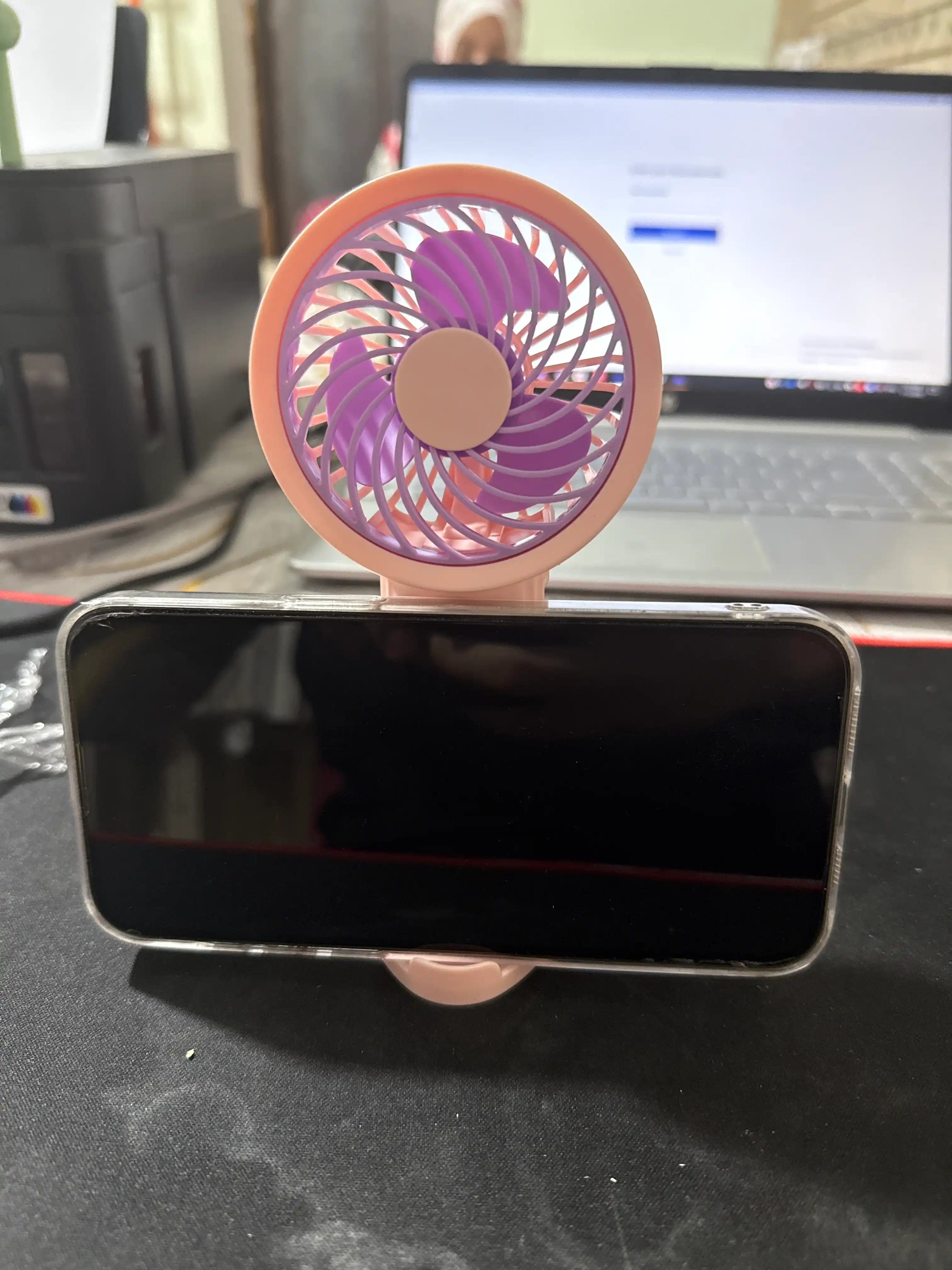 Mini ventilyator usb zaryadlovchi, stol uchun ventilyatorcha, vintelyator kichkina