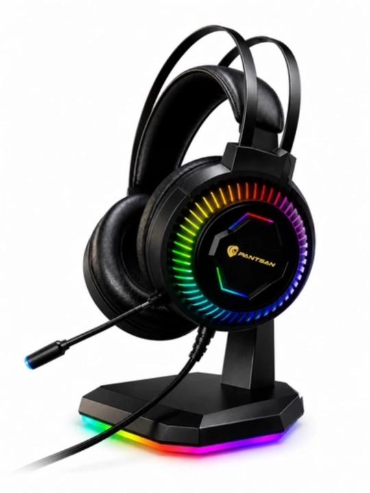 PANTSAN PSH-400 Simli RGB Gaming Quloqchin, Mikrofonli, 3.5 mm