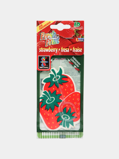 Ароматизатор картонный подвесной, Fresh Fruit — DRIVERG-КЛУБНИК-КРАСН