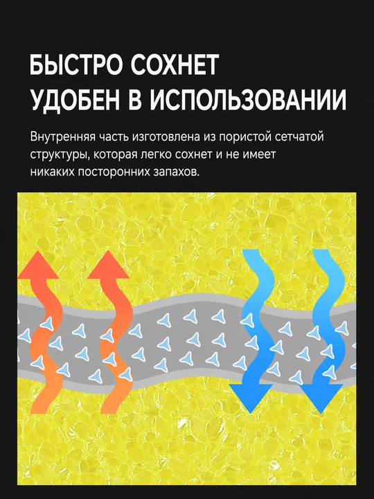 Губка для мытья посуды «Смайлик», мягкая кухонная губка для уборки без царапин