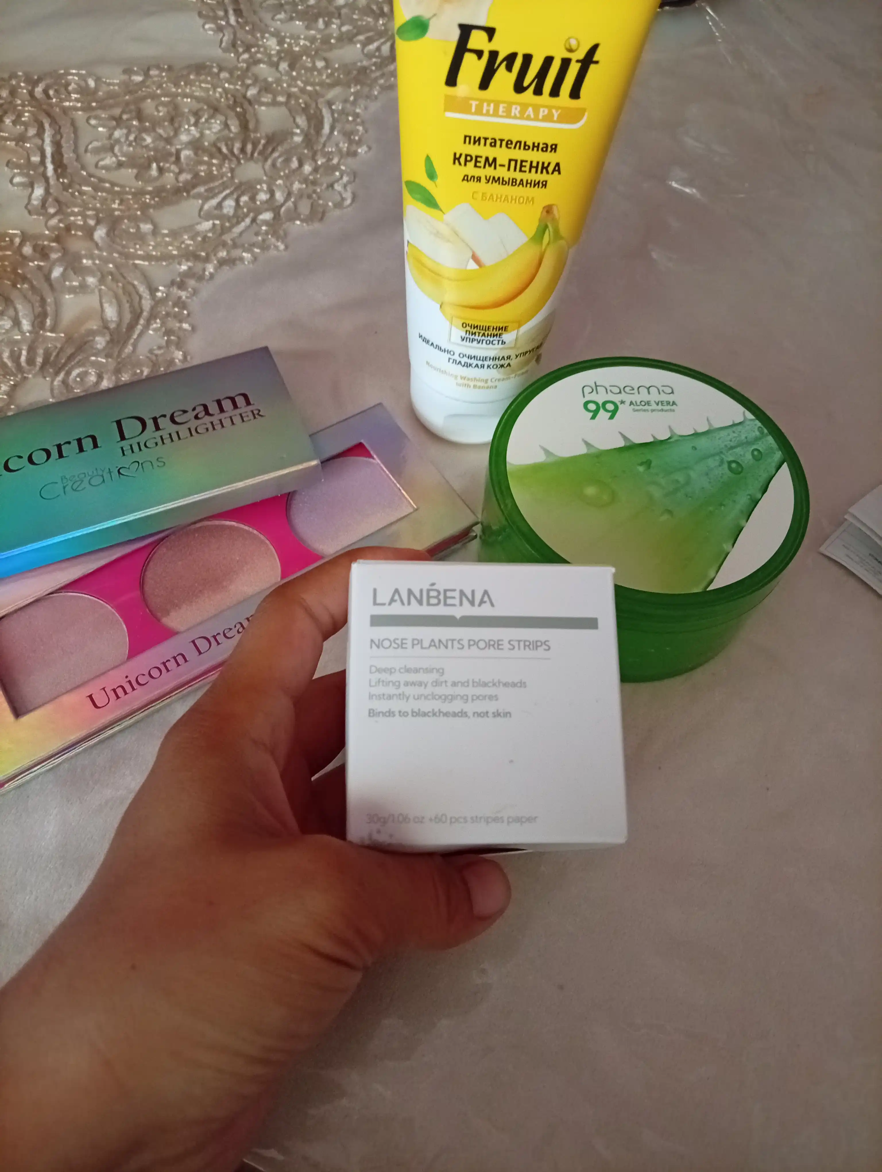 Маска от черных точек и прыщей Lanbena, +60 стикеров, крем для лица, носа, очищает акне, 30 г