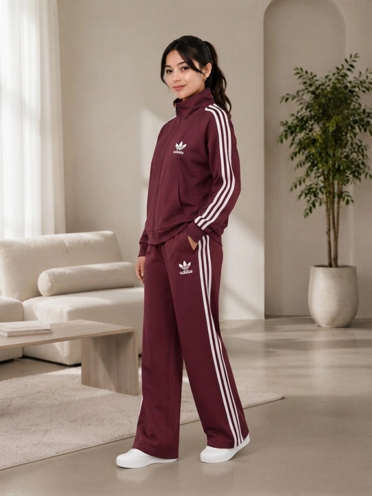 Ayollar sport kostyumi, 2 ip trikotaj, kundalik kostyum, standart 46–50