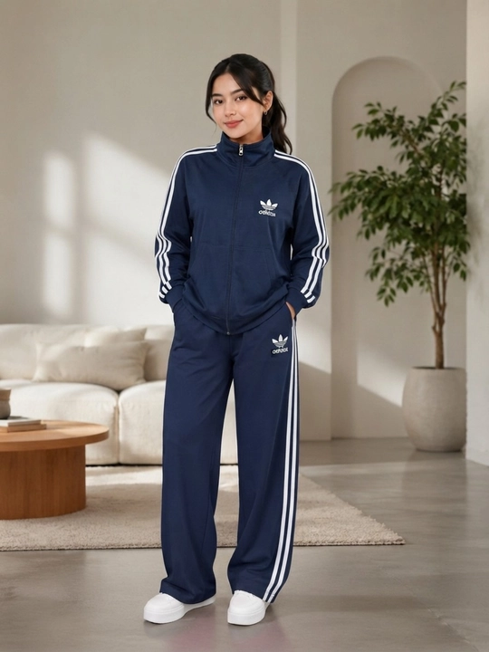 Ayollar sport kostyumi, 2 ip trikotaj, kundalik kostyum, standart 46–50